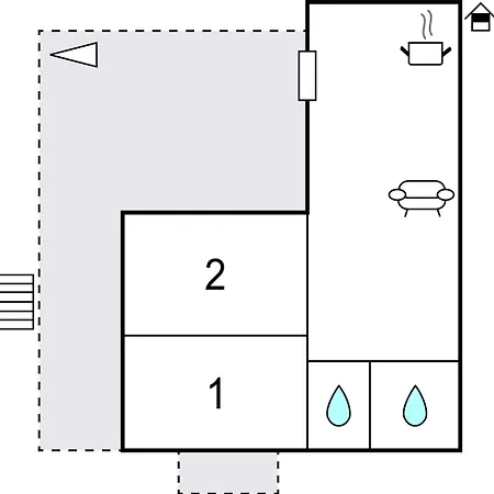 Two-bedroom In Kanica شقة